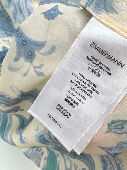 zim 25ss Silk printed dress