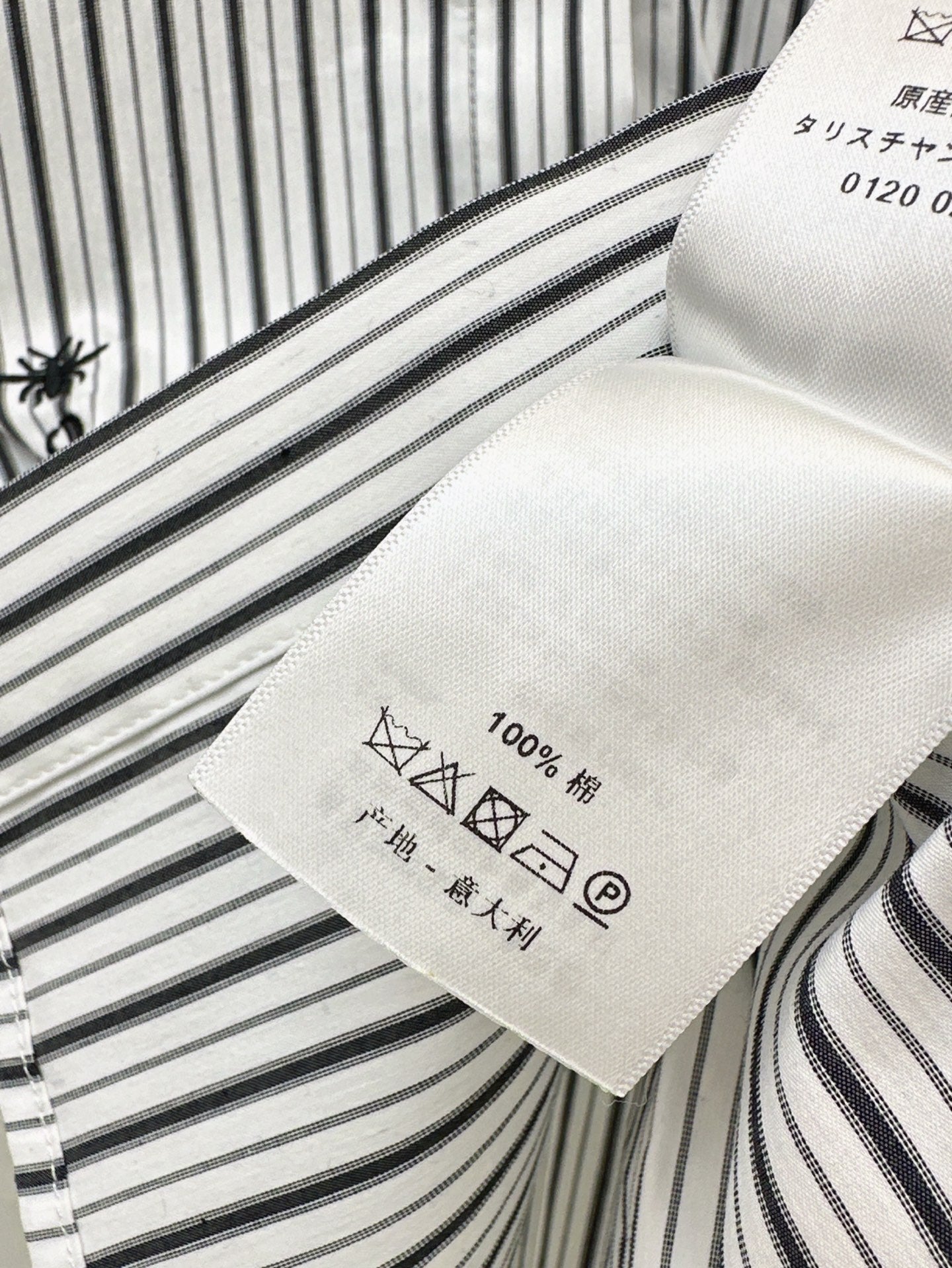 D 25ss embroidered shirt