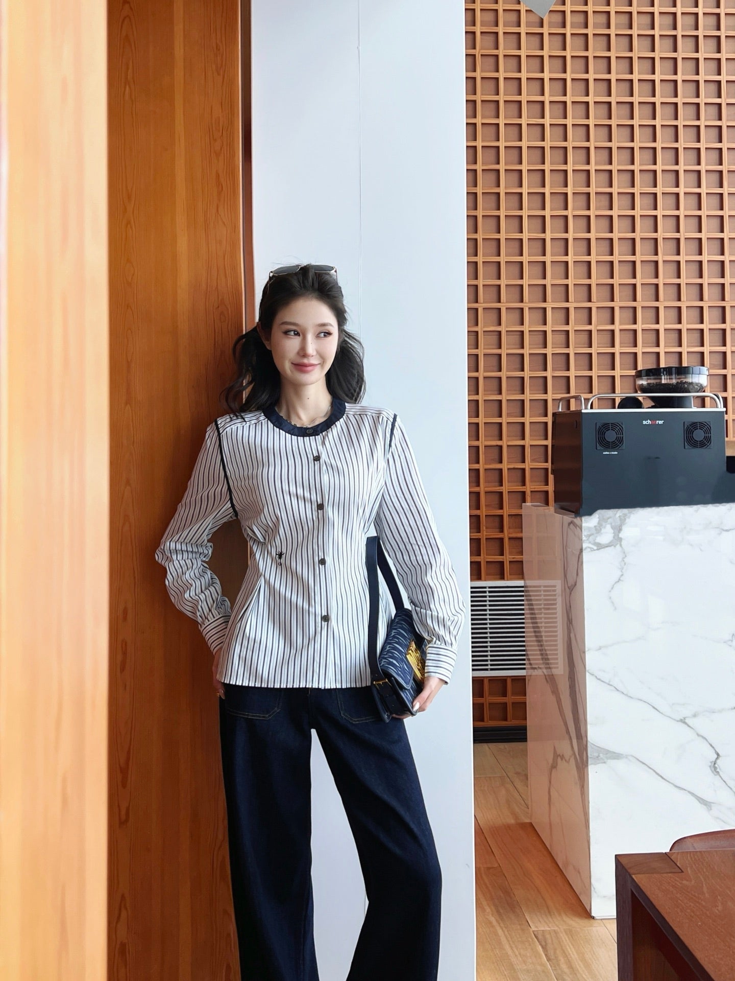 D 25ss embroidered shirt