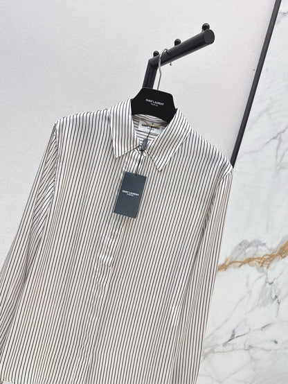 Sa 25ss Silk buttons shirt