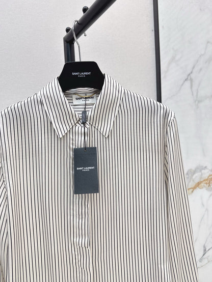 Sa 25ss Silk buttons shirt