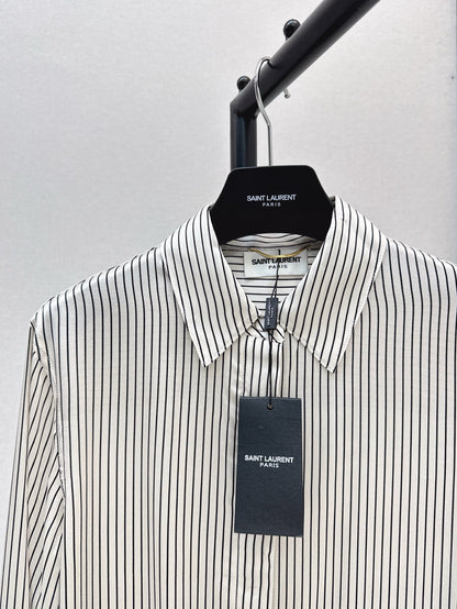 Sa 25ss Silk buttons shirt