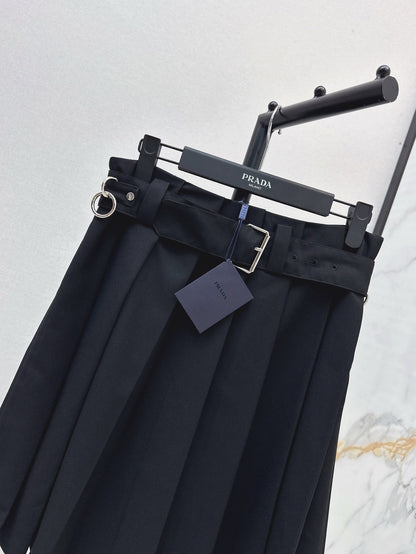 P 25ss belt skirt
