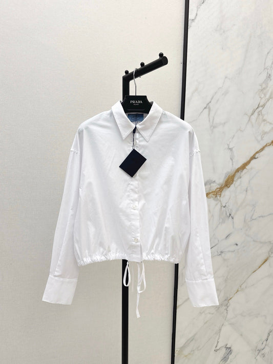 P 25ss drawstring shirt