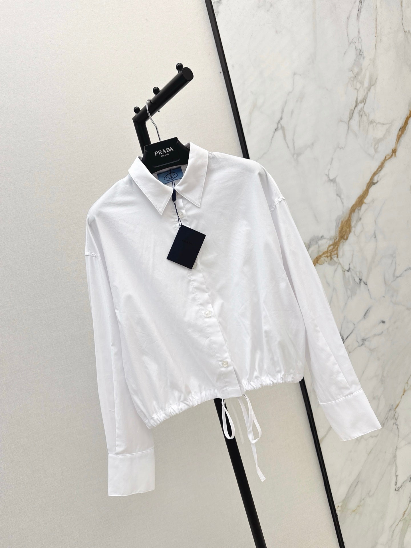 P 25ss drawstring shirt