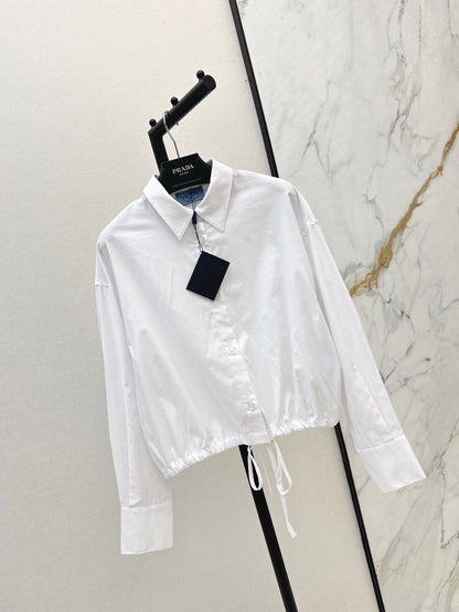P 25ss drawstring shirt