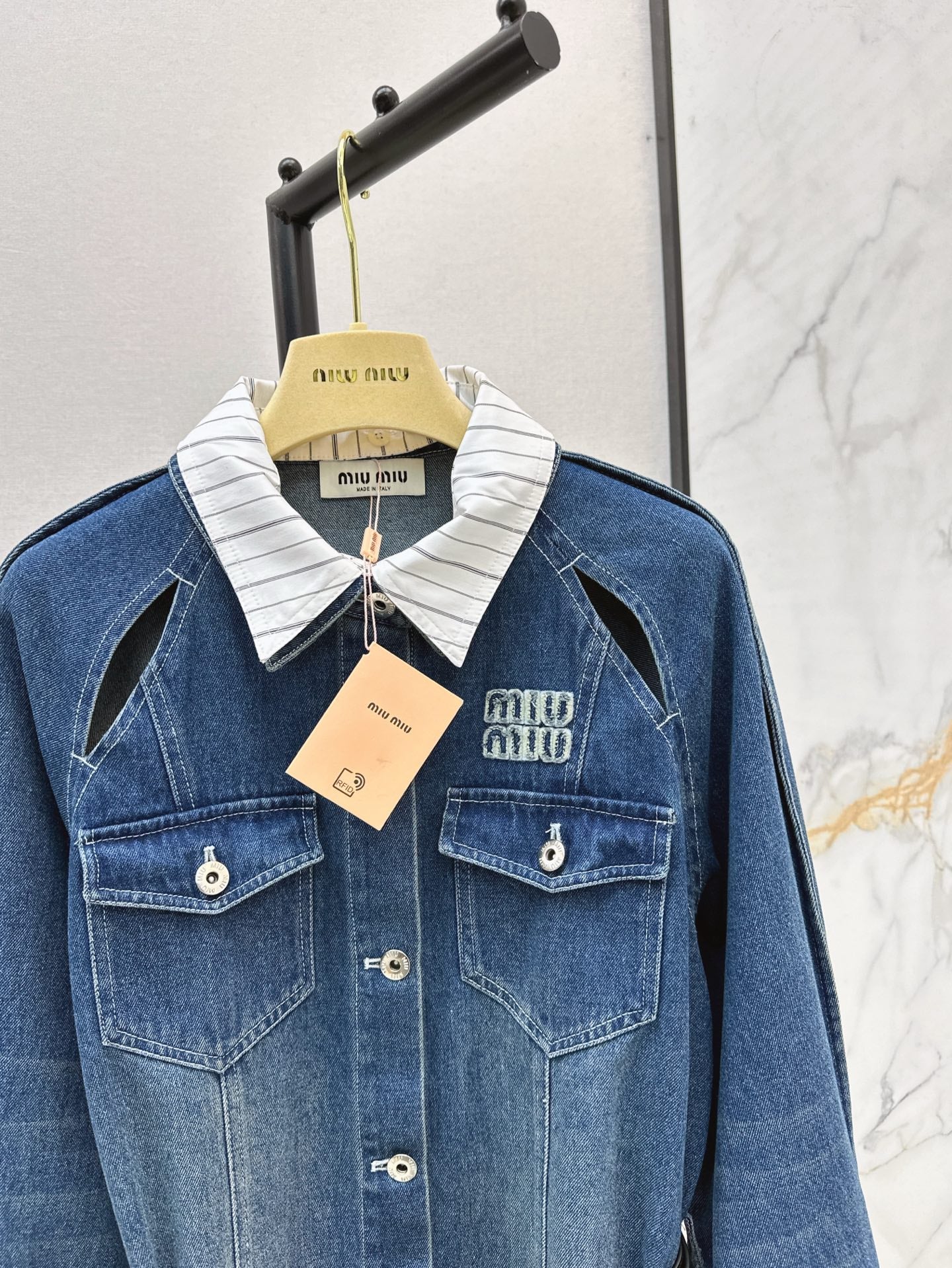 m 25ss denim shirt dress