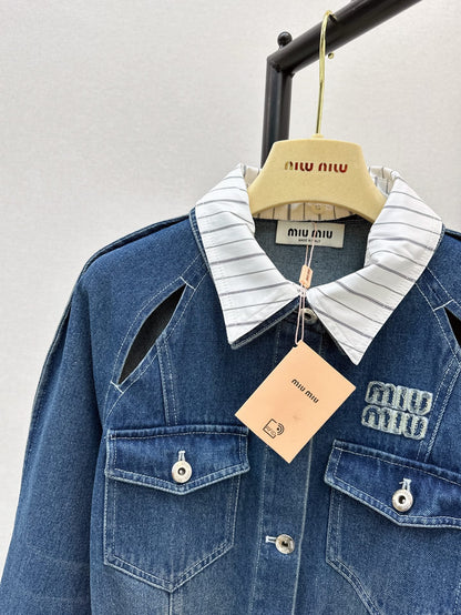 m 25ss denim shirt dress