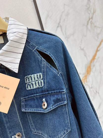 m 25ss denim shirt dress