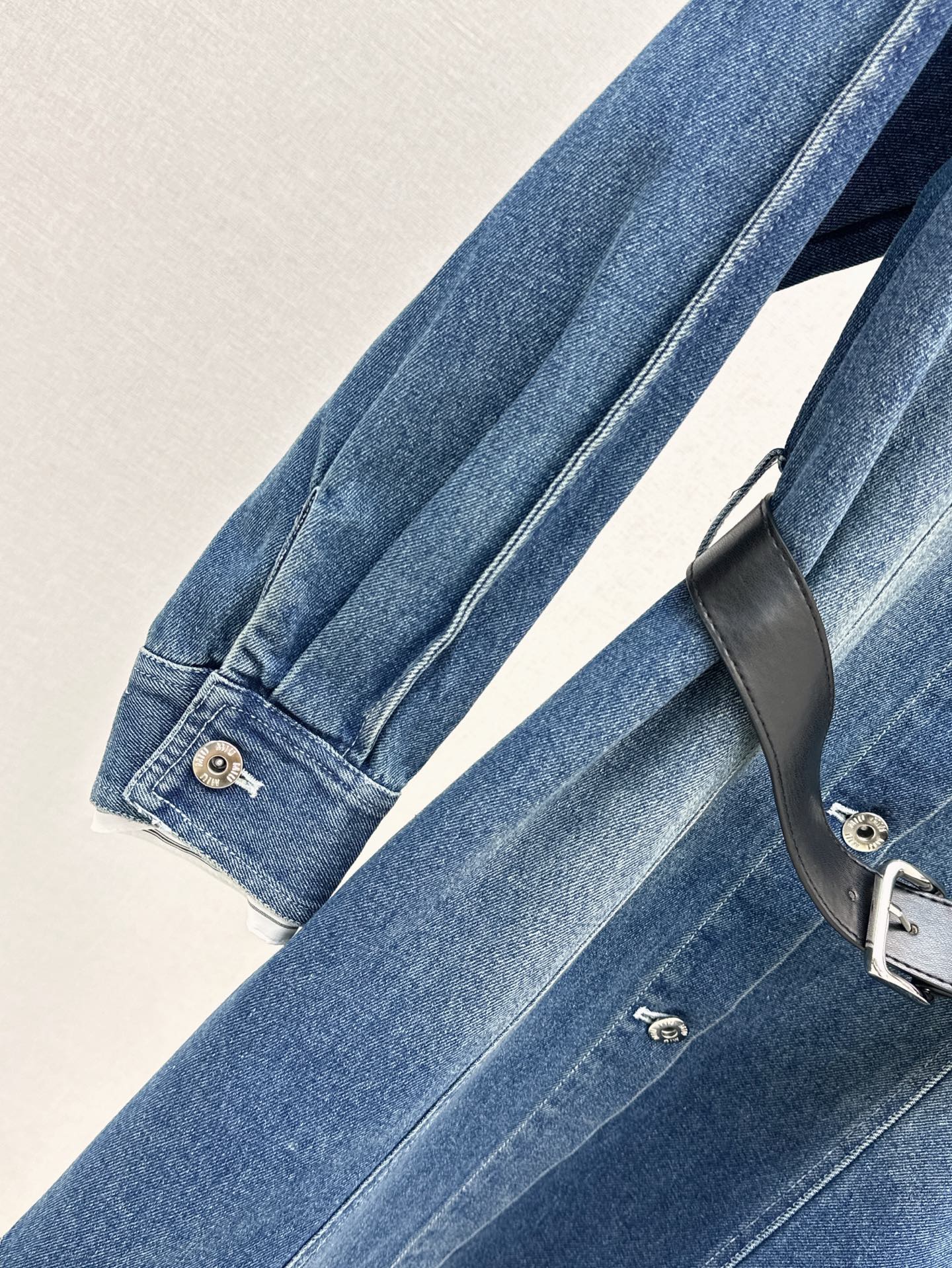 m 25ss denim shirt dress