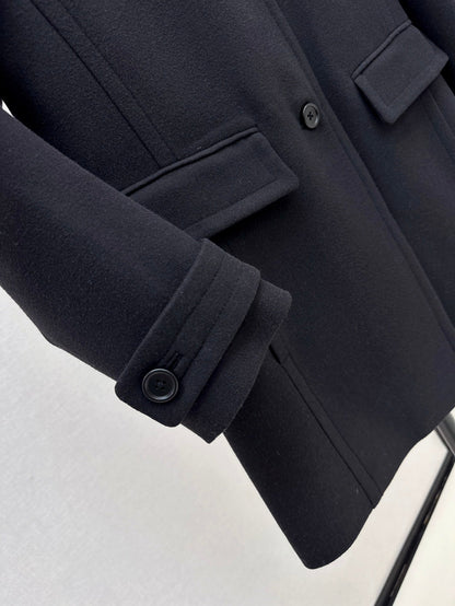 P 25ss woolen peacoat