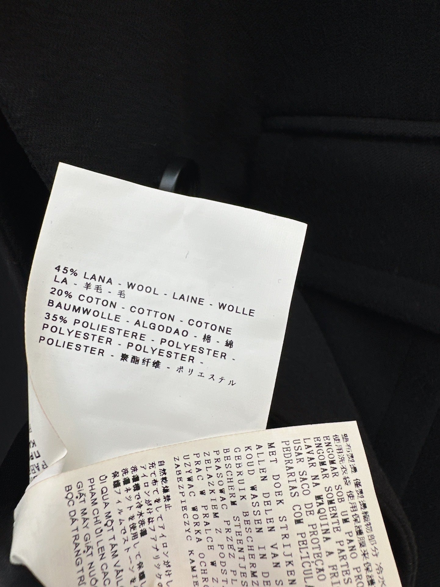 P 25ss woolen peacoat