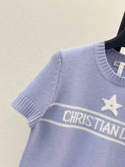 D 25ss wool knitted t-shirt