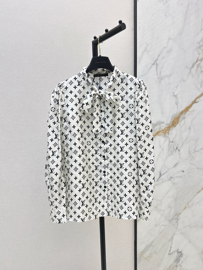 L 25ss silk buttons shirt