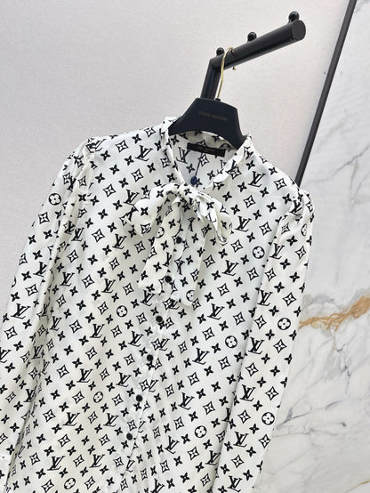L 25ss silk buttons shirt