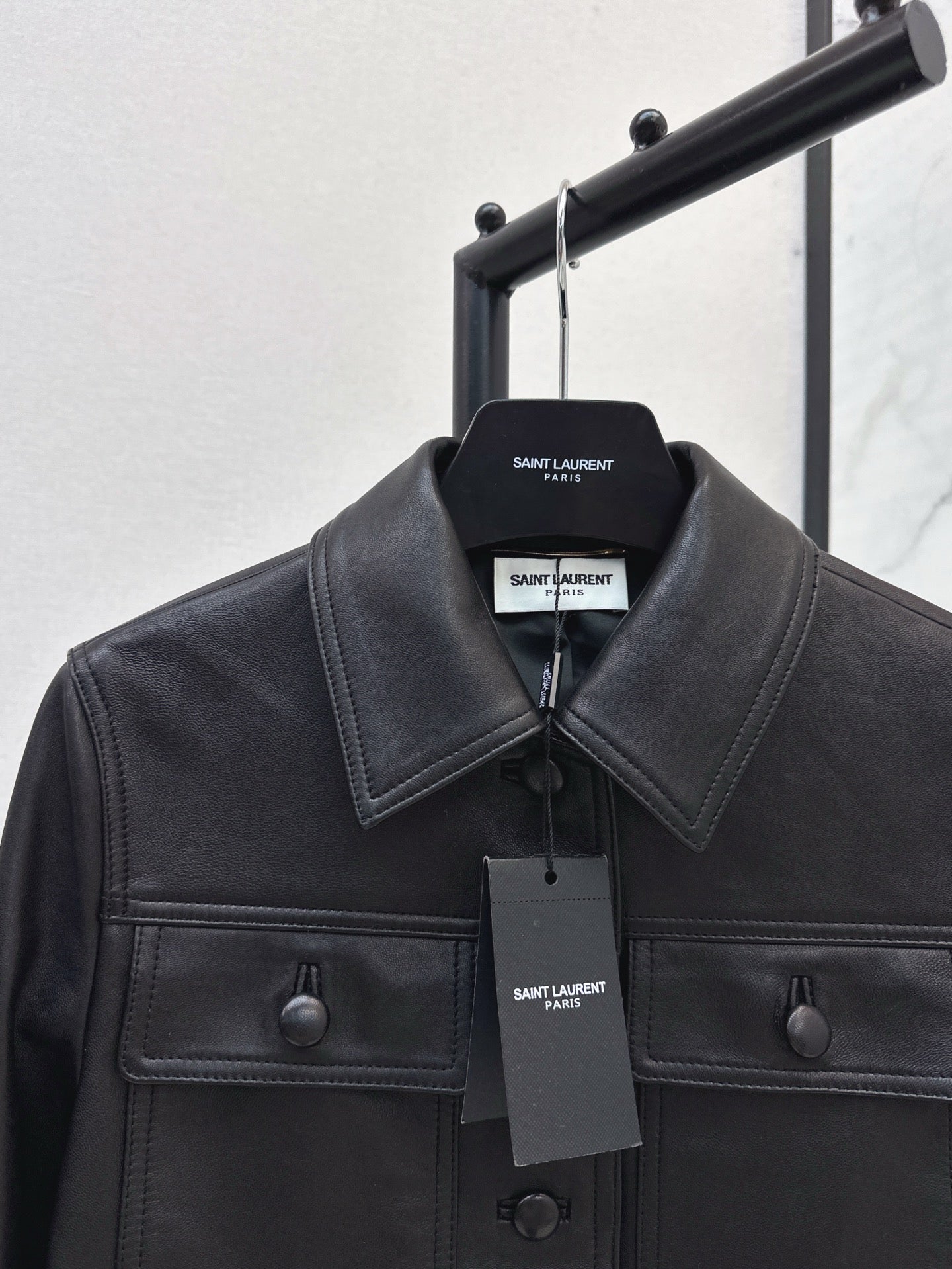 Sa 25ss leather jacket