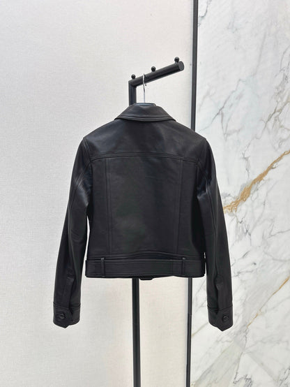 Sa 25ss leather jacket