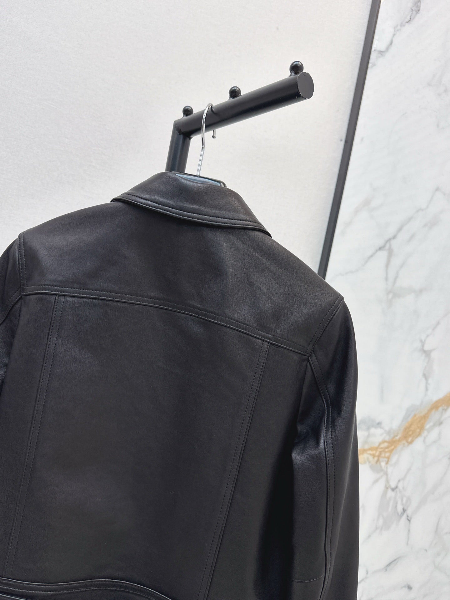 Sa 25ss leather jacket