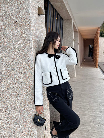 25ss woven crop jacket