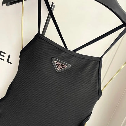 Trendy Backless Slim-Fit Swimsuit