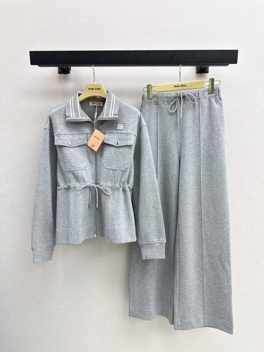 Mi 25ss drawstring tracksuit