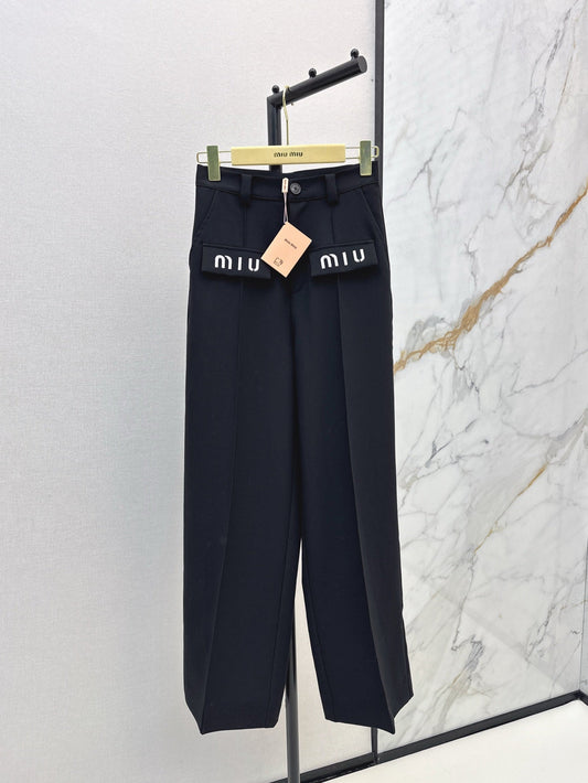 25ss embroidered pants
