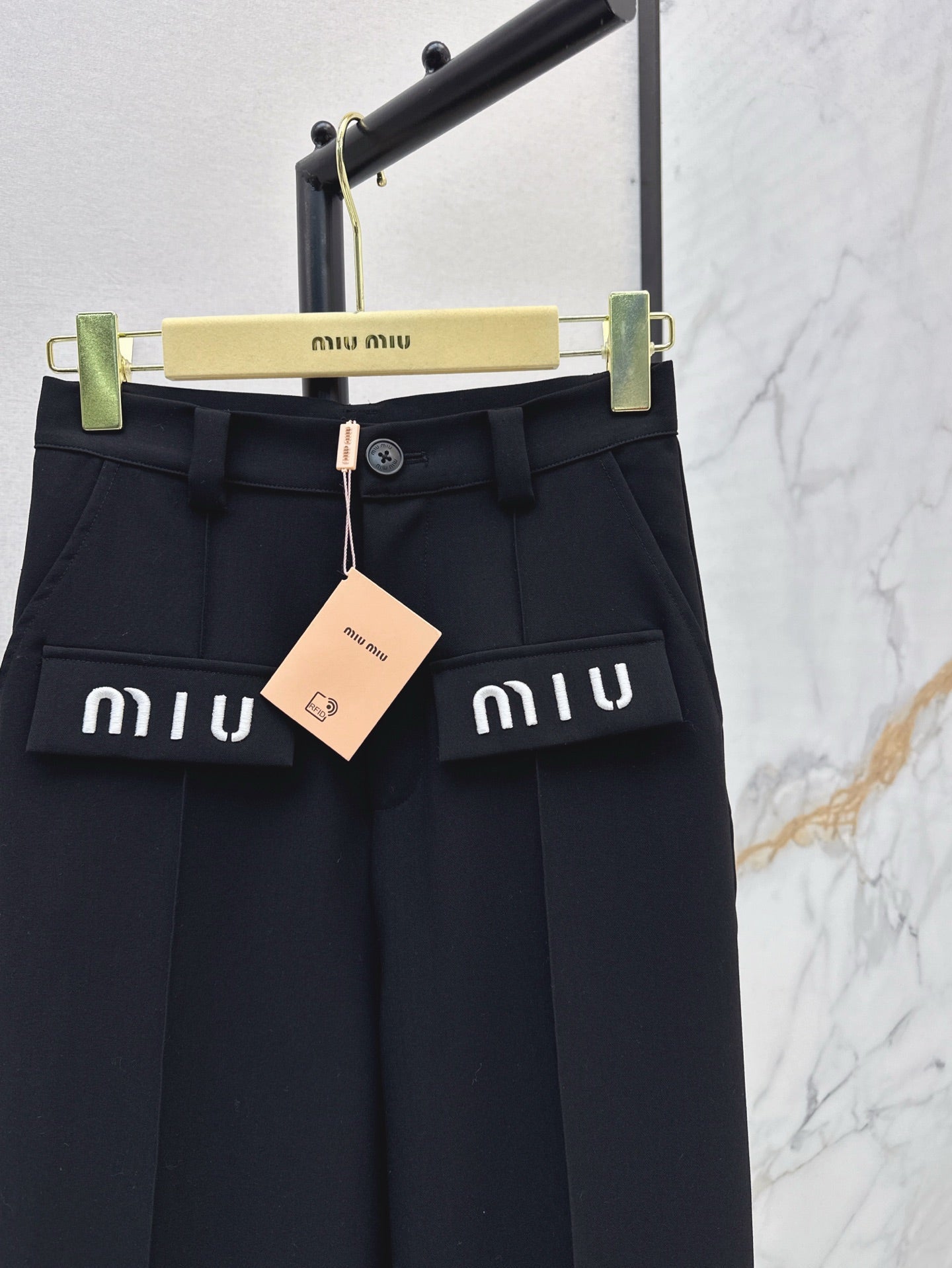 25ss embroidered pants