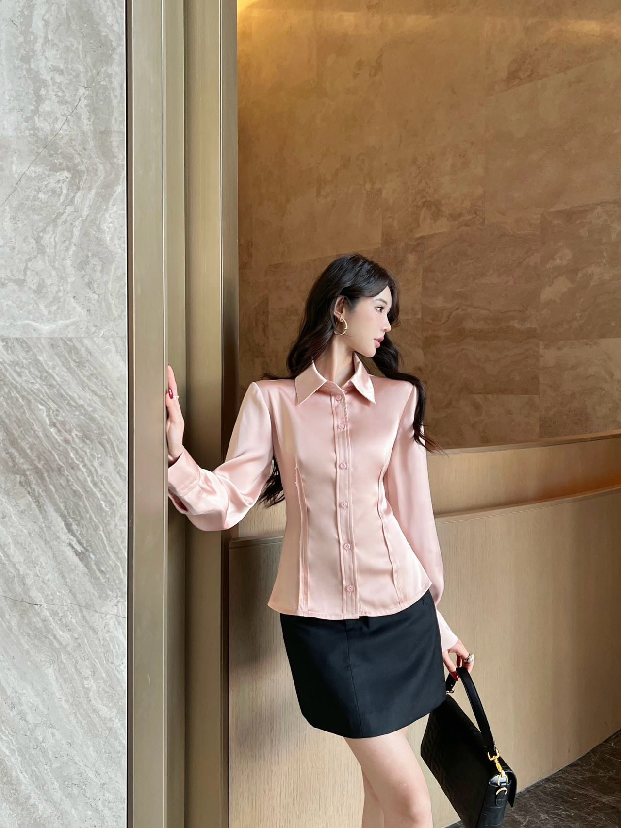 Fe 25SS saint buttons shirt