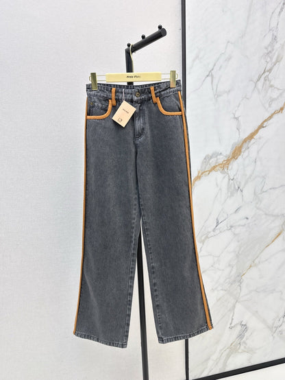 M 25ss embroidered jeans