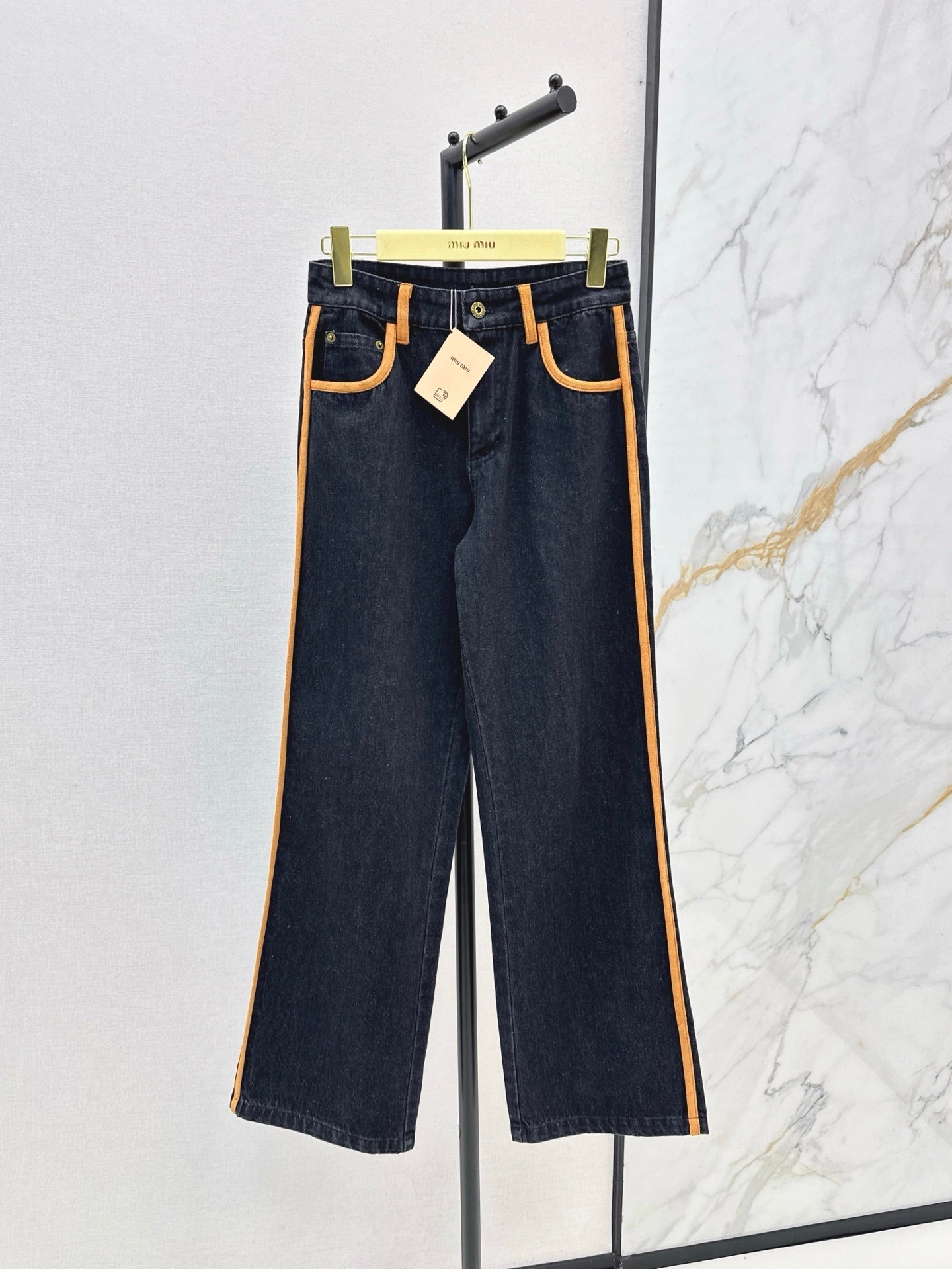 25SS embroidered jeans