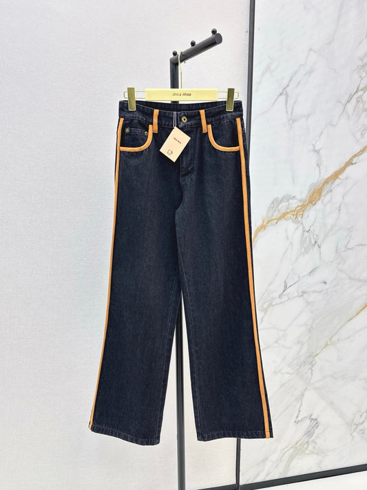 25SS embroidered jeans