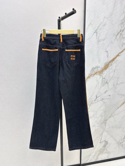 25SS embroidered jeans