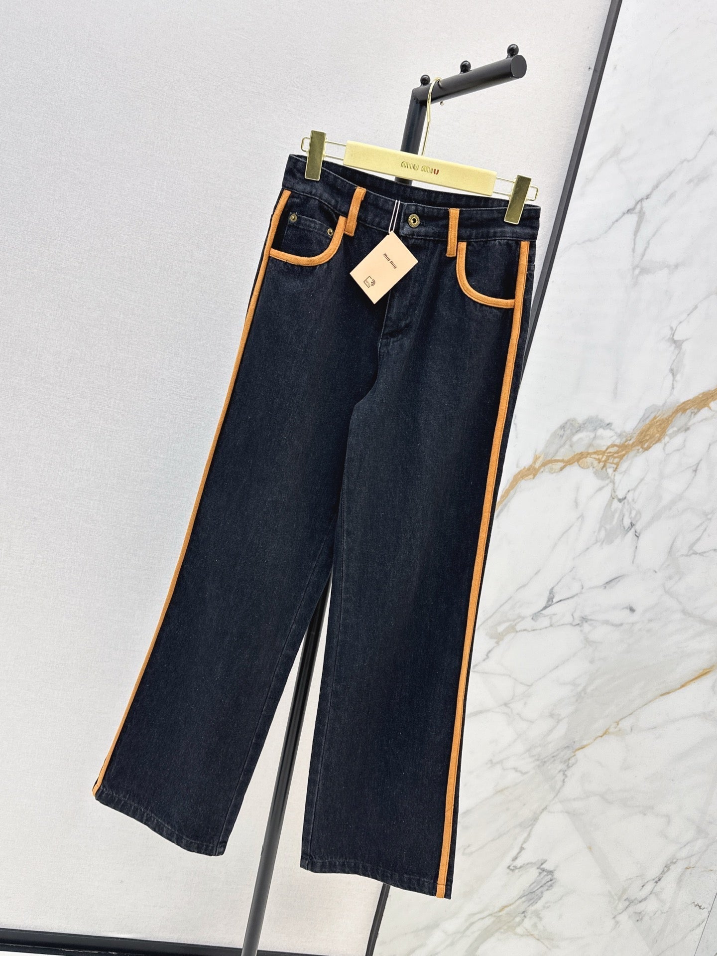 25SS embroidered jeans