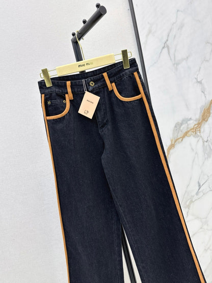 25SS embroidered jeans