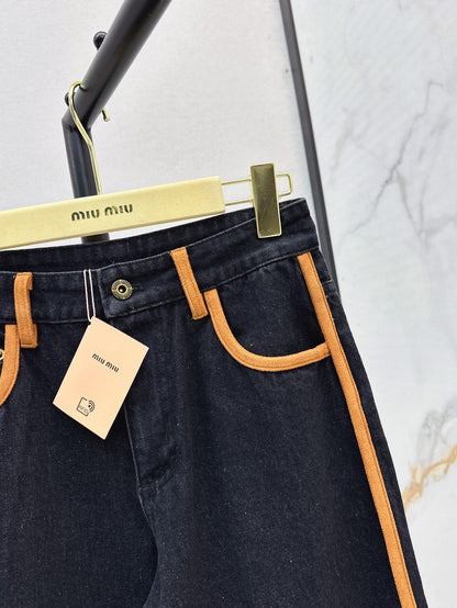 25SS embroidered jeans