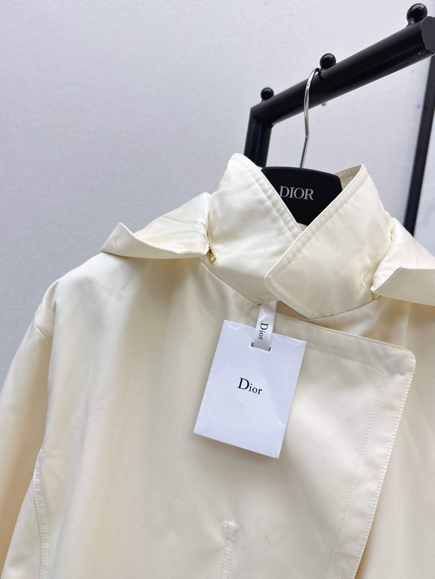 D 25ss hooded trench coat