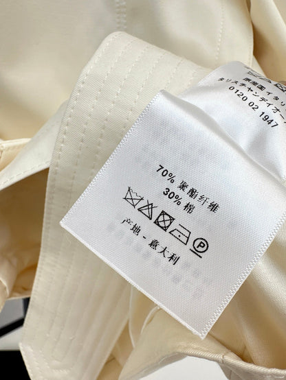 D 25ss hooded trench coat