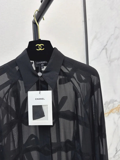 Bow Hollow-Out Cover-Up Top