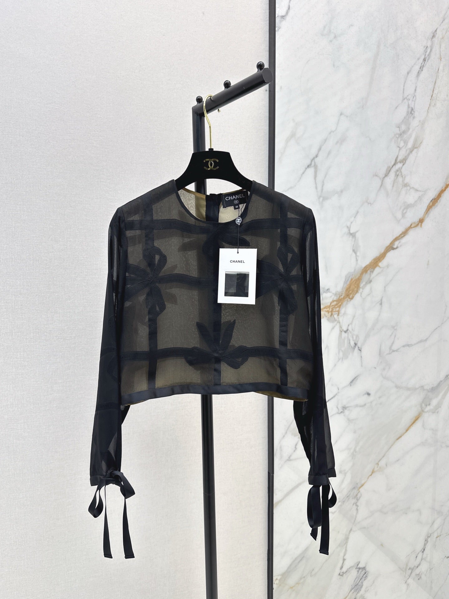 25ss Silk crop shirt