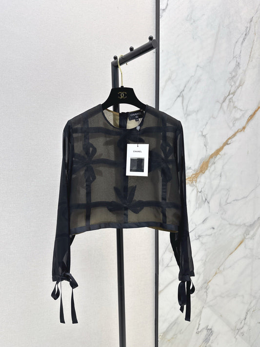 25ss Silk crop shirt