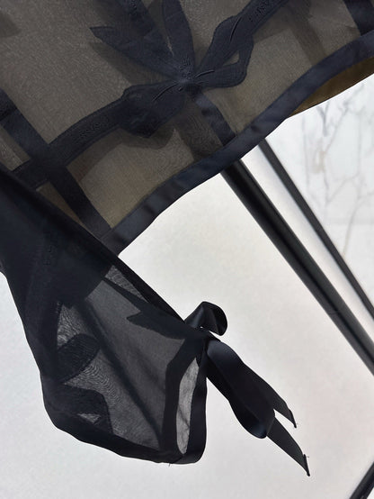 25ss Silk crop shirt