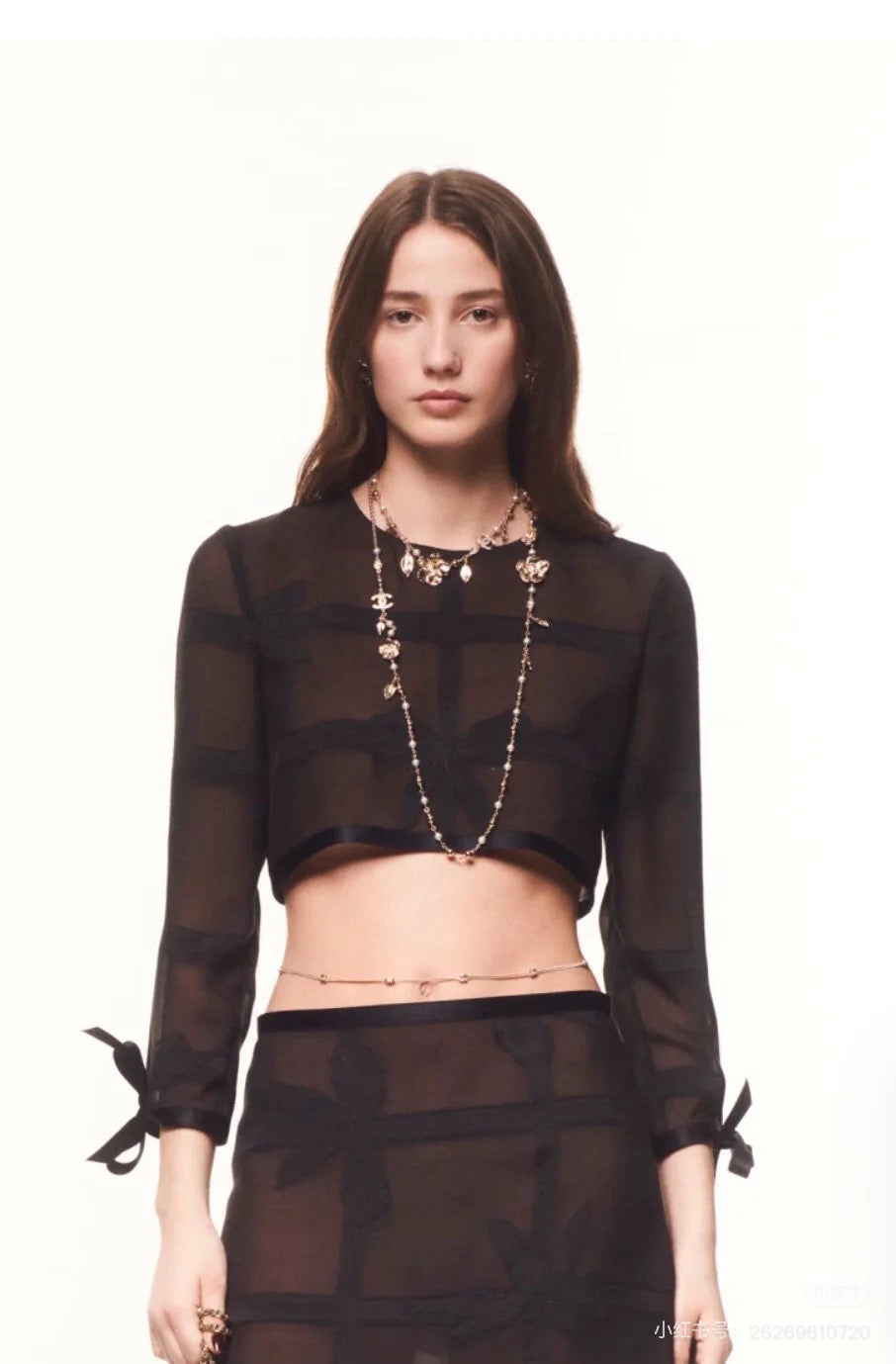 25ss Silk crop shirt