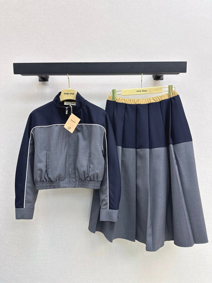25ss crop jacket skirt suit