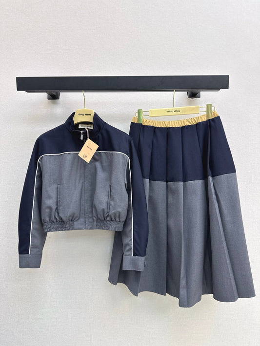 25ss crop jacket skirt suit