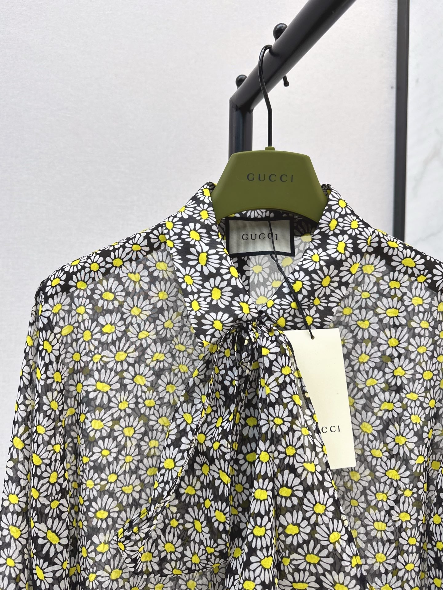 25ss Silk printed shirt