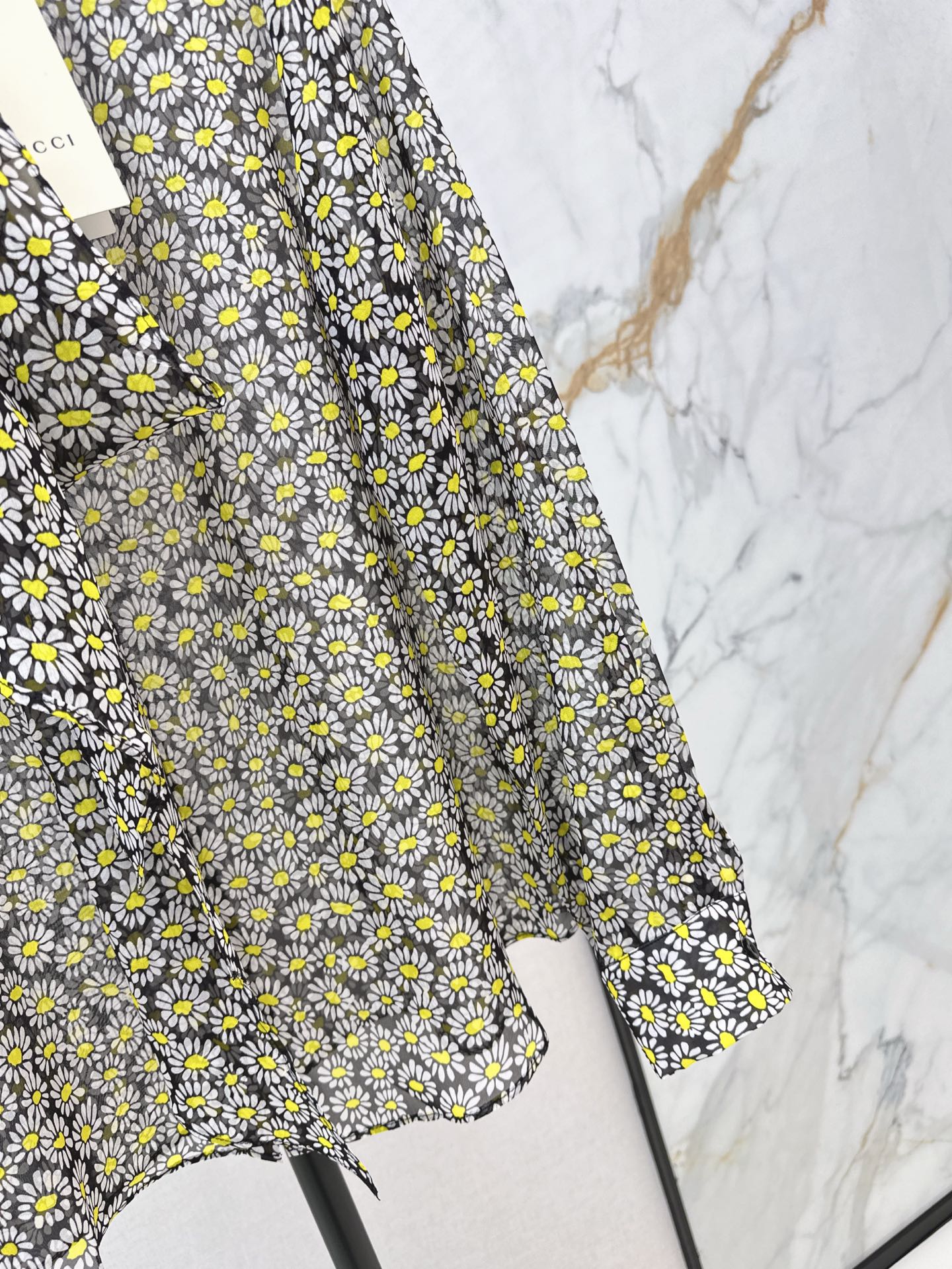 25ss Silk printed shirt