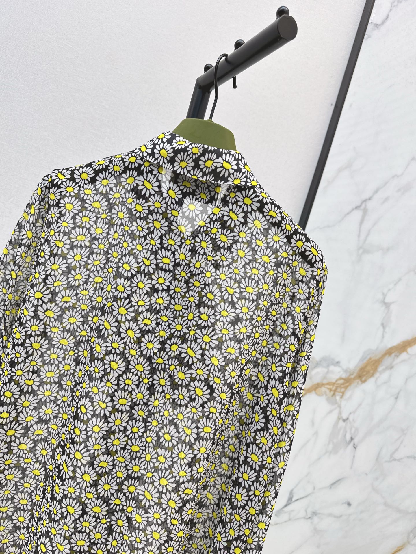 25ss Silk printed shirt