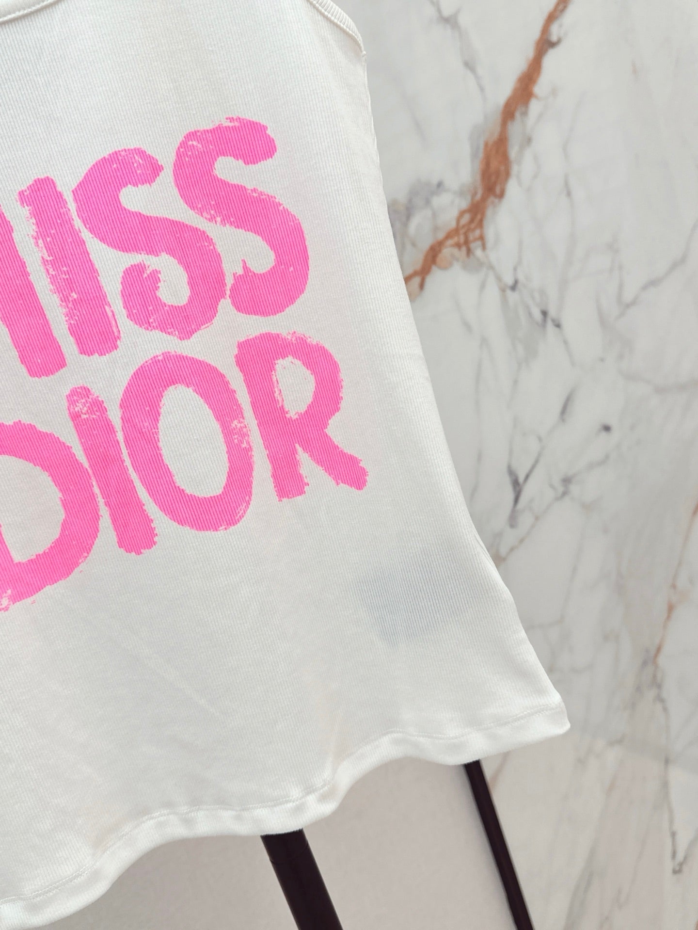 D 25ss miss printed vest