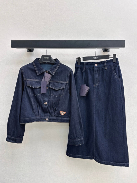 25ss denim suit