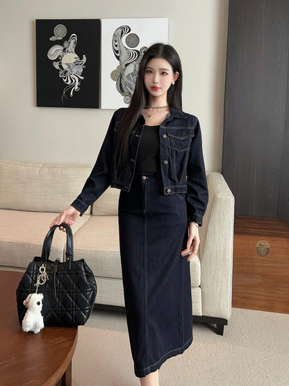 25ss denim suit